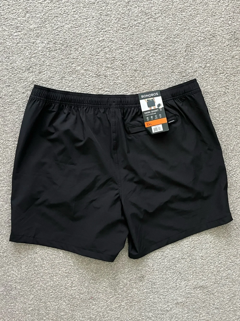 NWT Bonobos Light Blue and Black Swim Trunks Size XXL